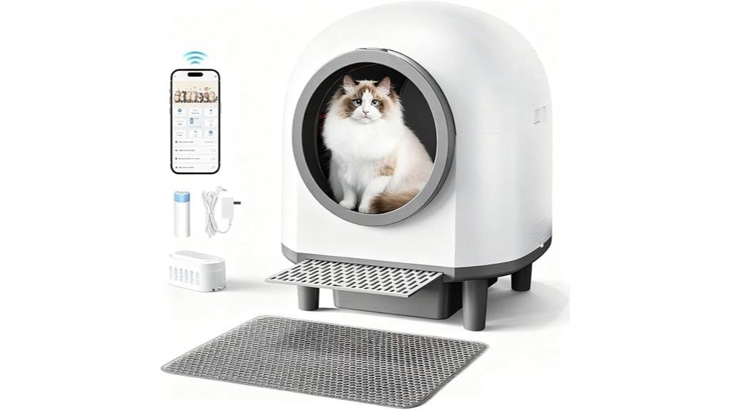 automated odor free litter box