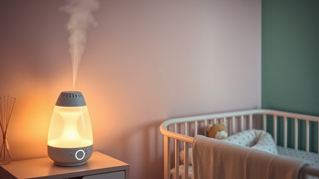 baby room humidifier lights