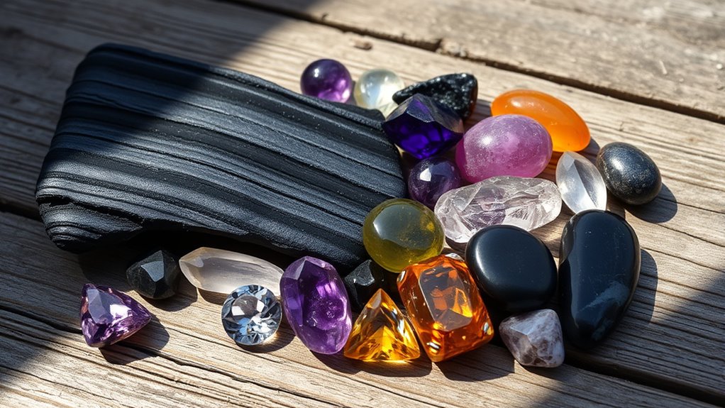 black tourmaline protects energy