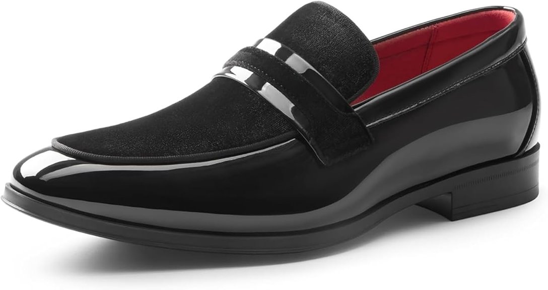 bruno mens velvet loafers