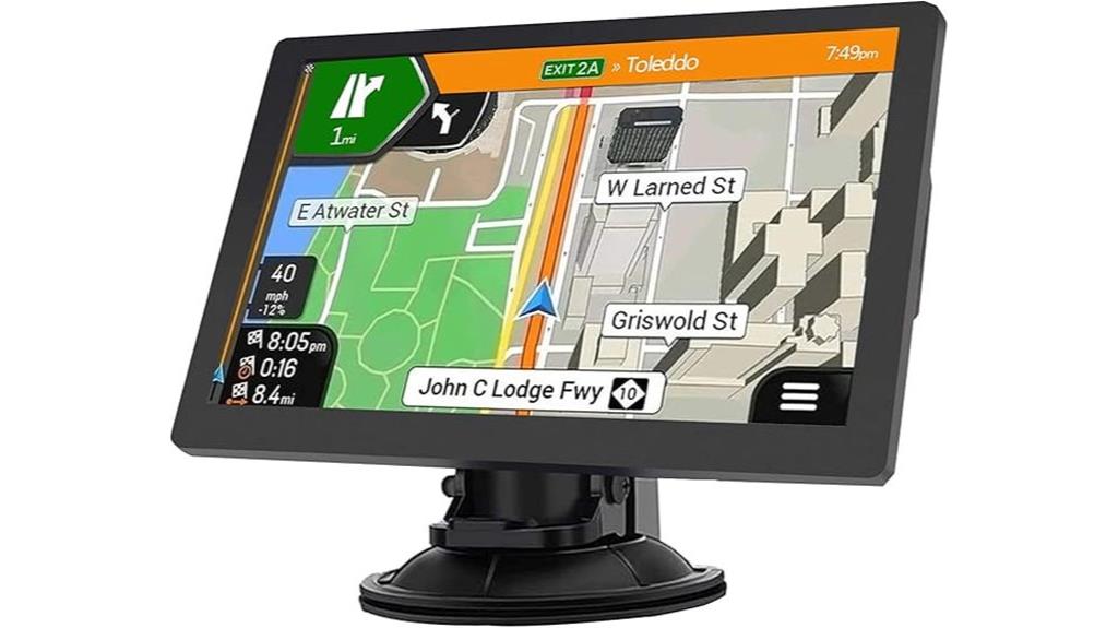 car gps with touchscreen