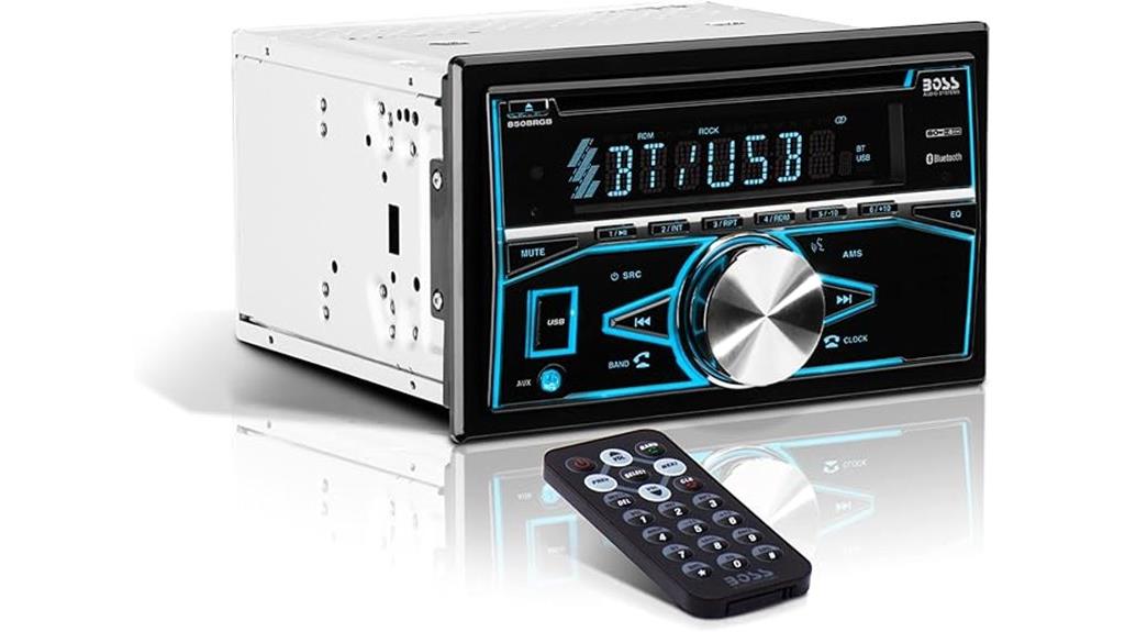 car stereo with rgb lighting