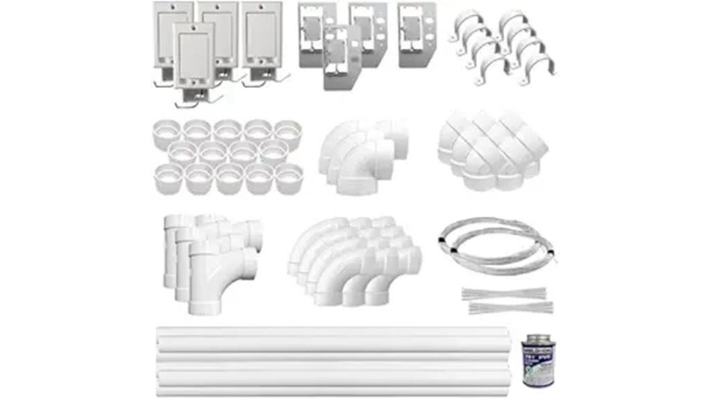 central vac installation kit