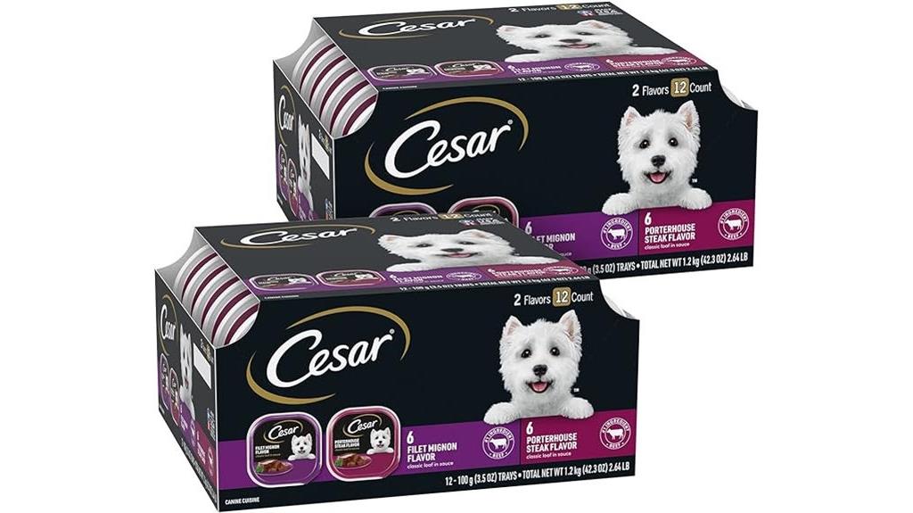 cesar wet dog food