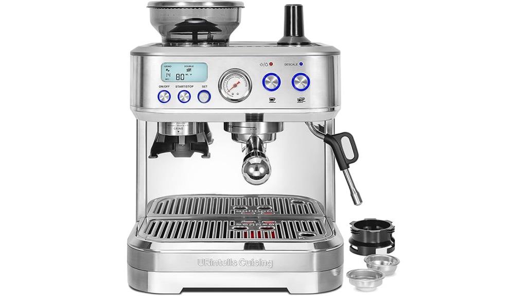 coffee maker with grinder