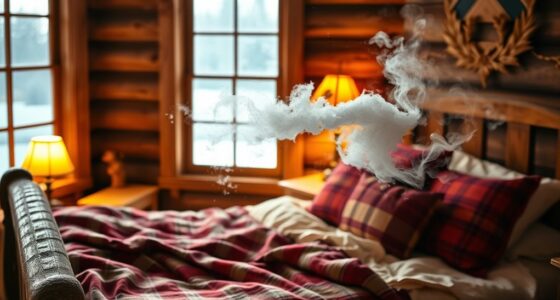 cold breath in warm room