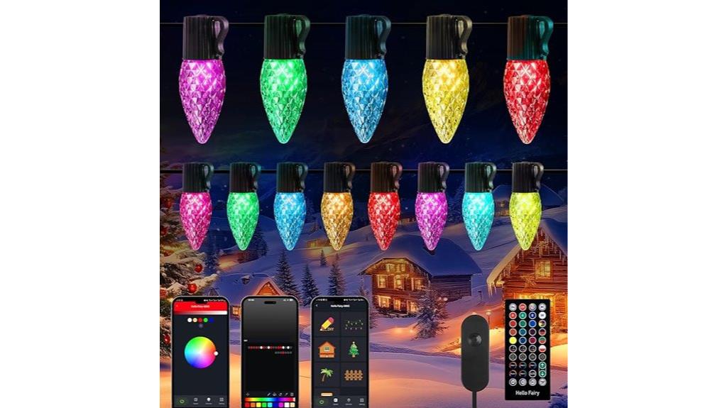 color changing outdoor christmas lights