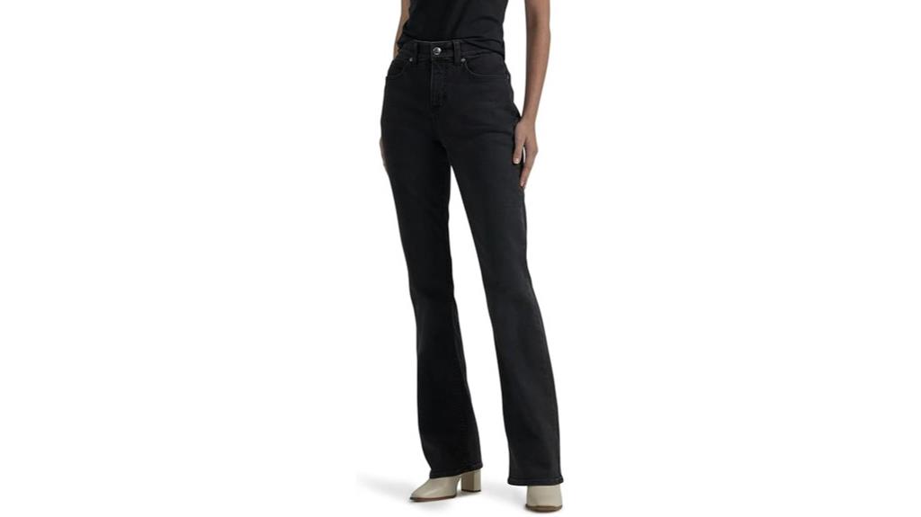 comfortable flex bootcut jeans