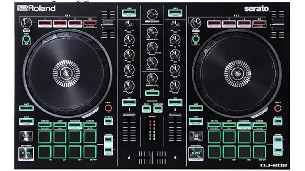 compact serato dj controller