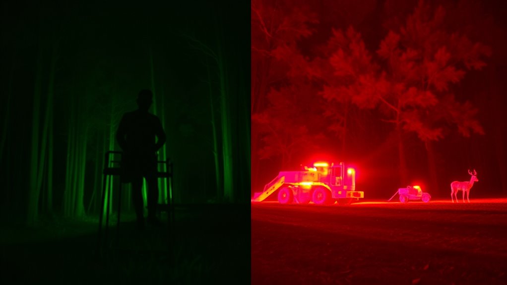 comparing night vision and thermal