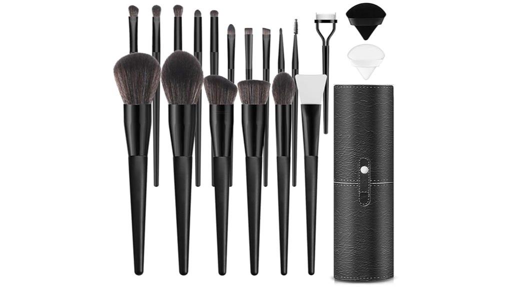 complete 20 piece makeup brushes