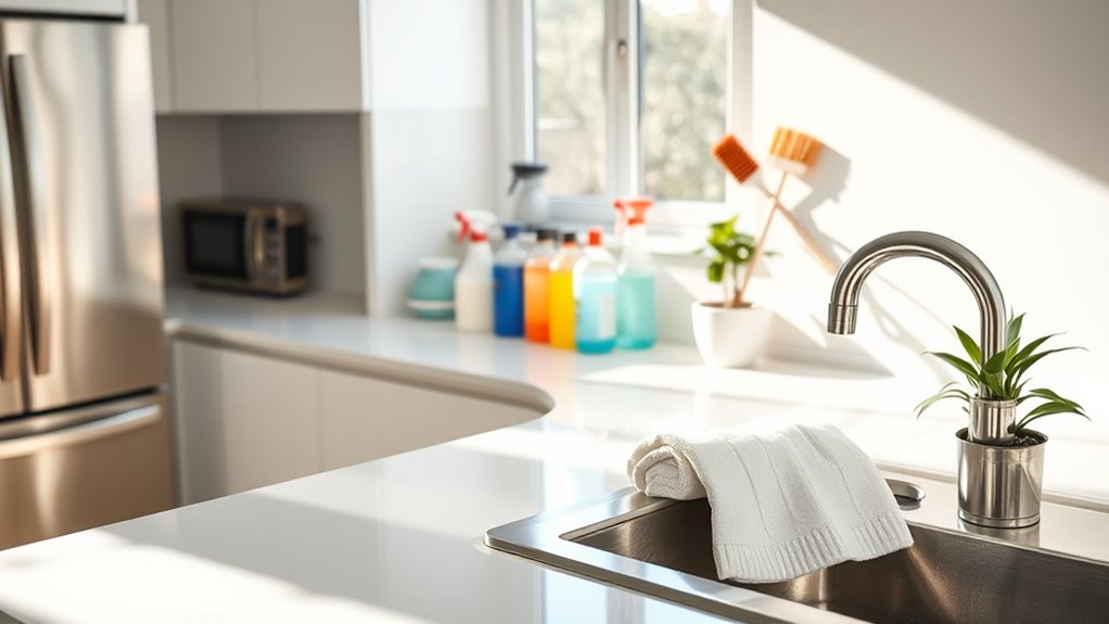 consistent cleaning prevents clutter