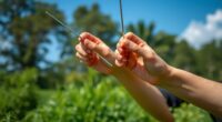 critical dowsing rod technique