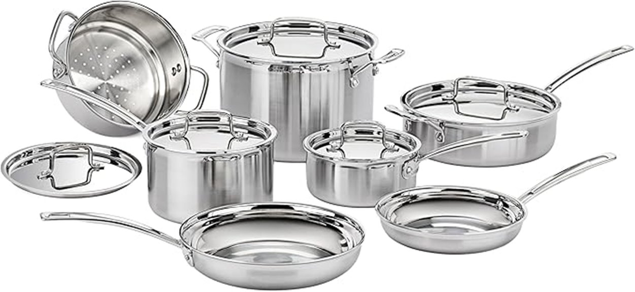 cuisinart 12 piece stainless steel