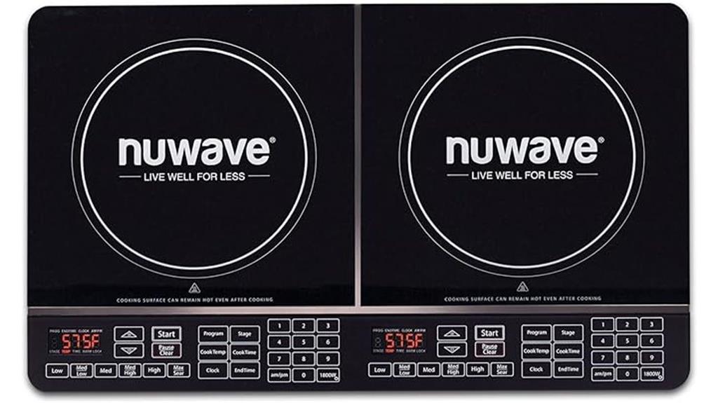 double induction cooktop 1800w