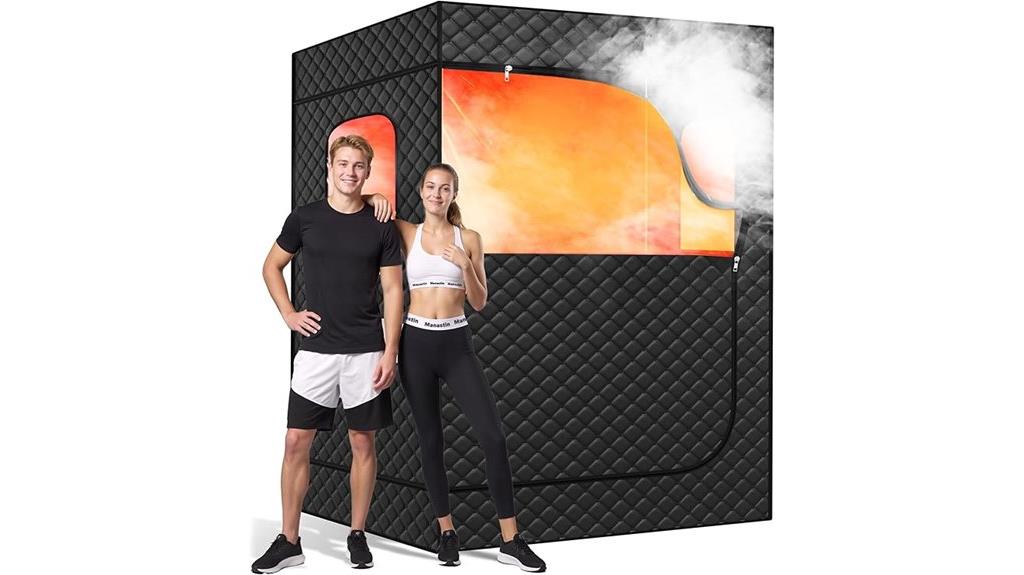 dual person home steam sauna