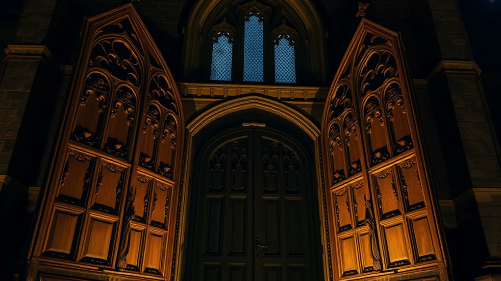 echoes through gothic architecture