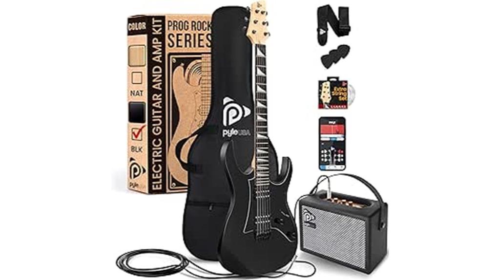 electric guitar with amp kit
