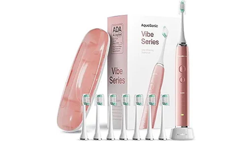 electric toothbrush with eight heads