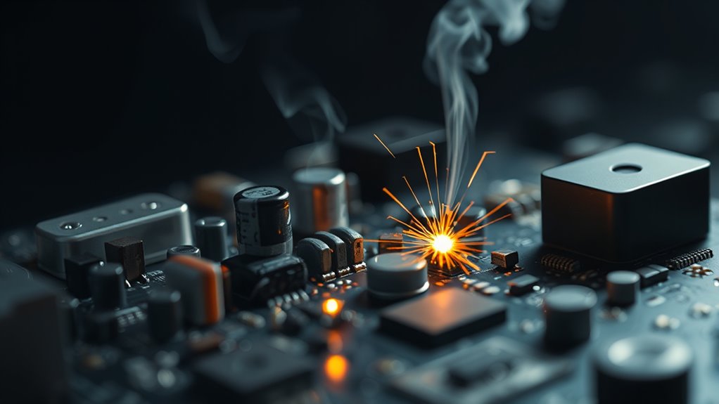 electronics failure surges defects