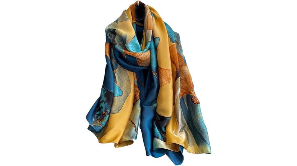 elegant mulberry silk scarf