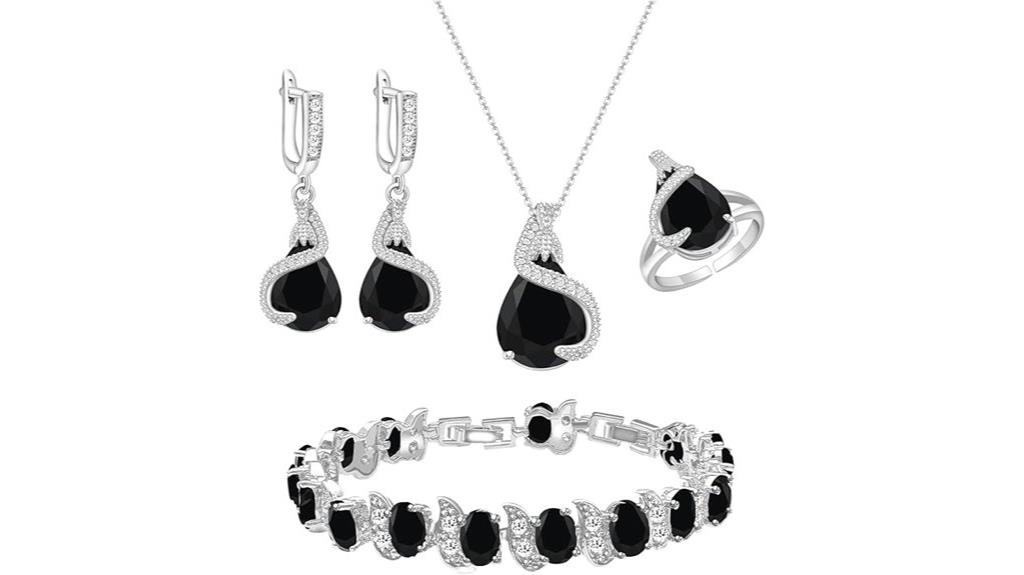 elegant water drop jewelry