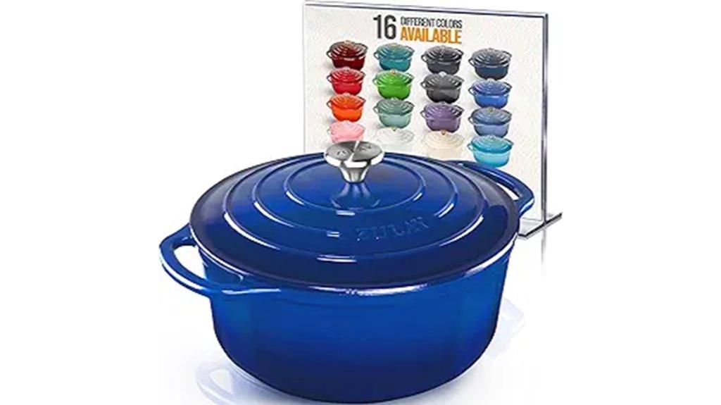 enameled cast iron dutch oven