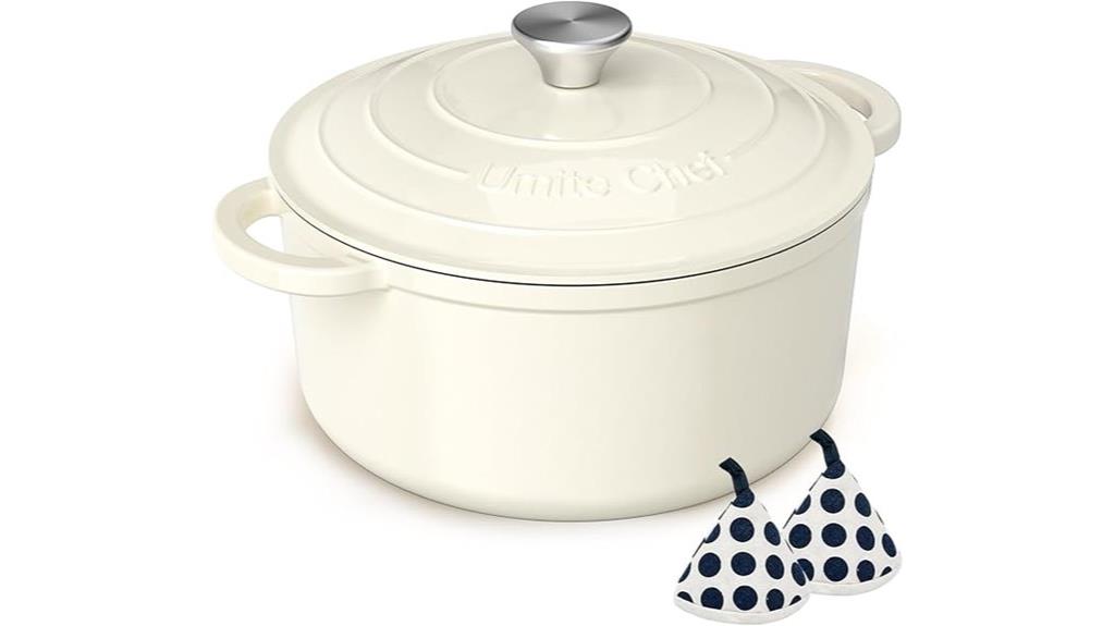 enameled cast iron dutch oven