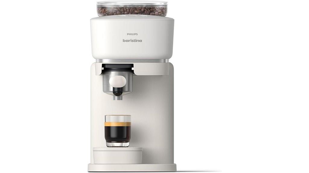 espresso machine with grinder