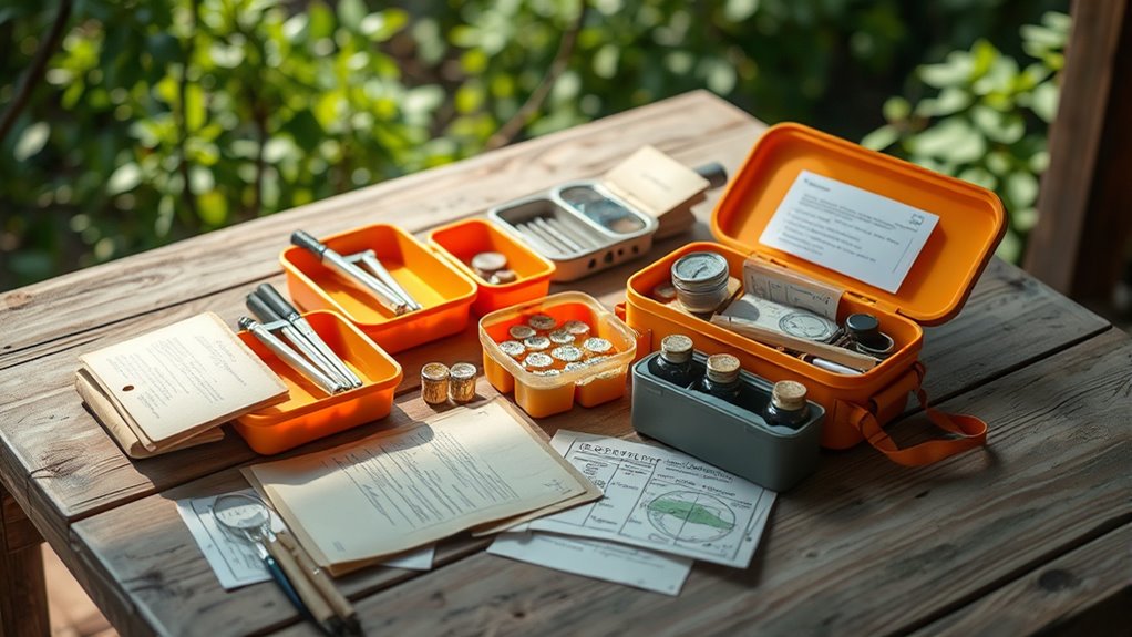 field kit organization method