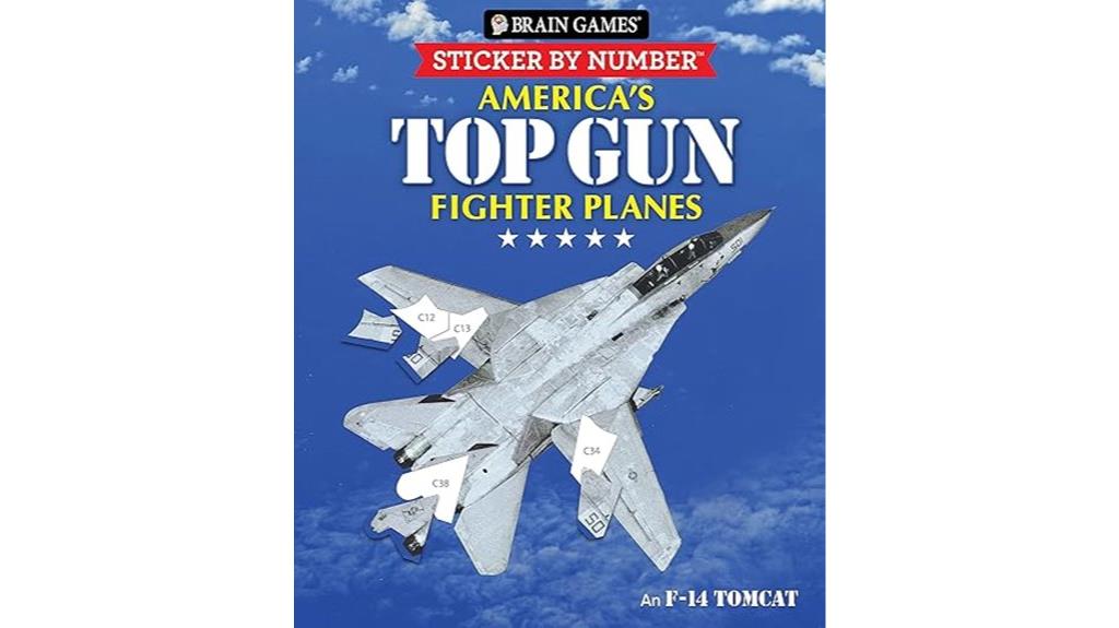 fighter planes sticker puzzle