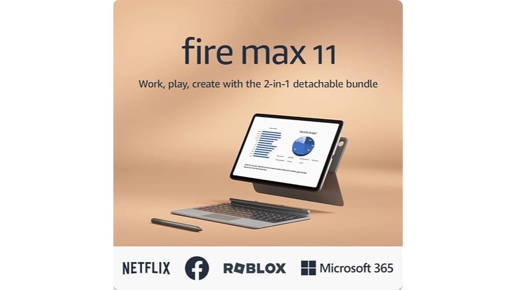 fire max 11 productivity bundle