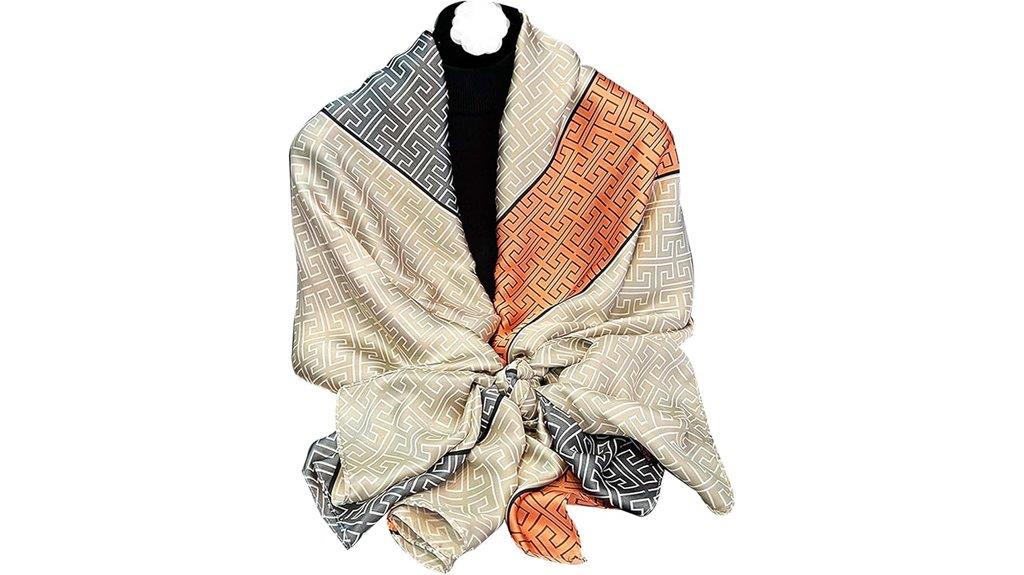 floral lightweight shawl