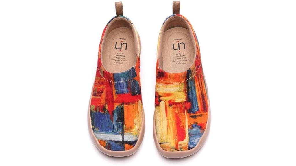 floral slip on shoes