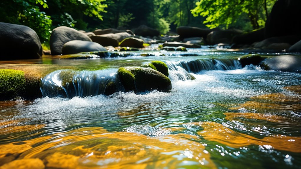flowing water symbolizes renewal
