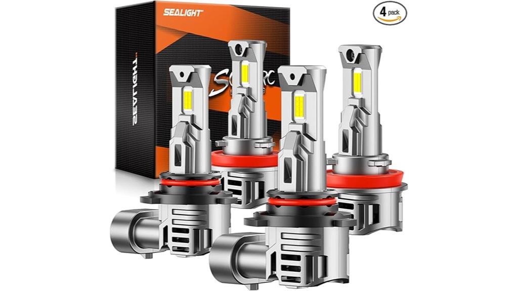 four bulbs fog light
