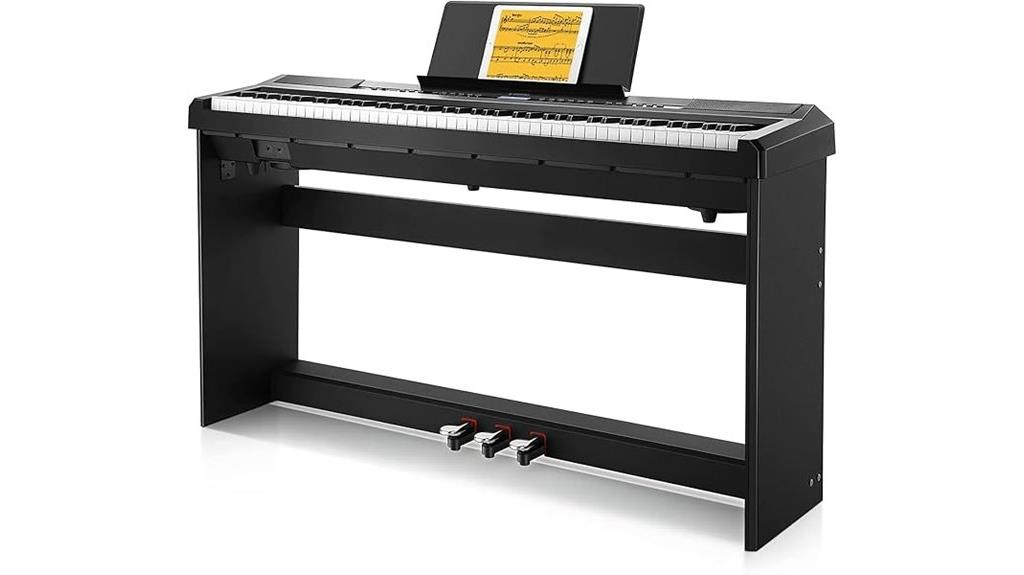full size weighted digital piano