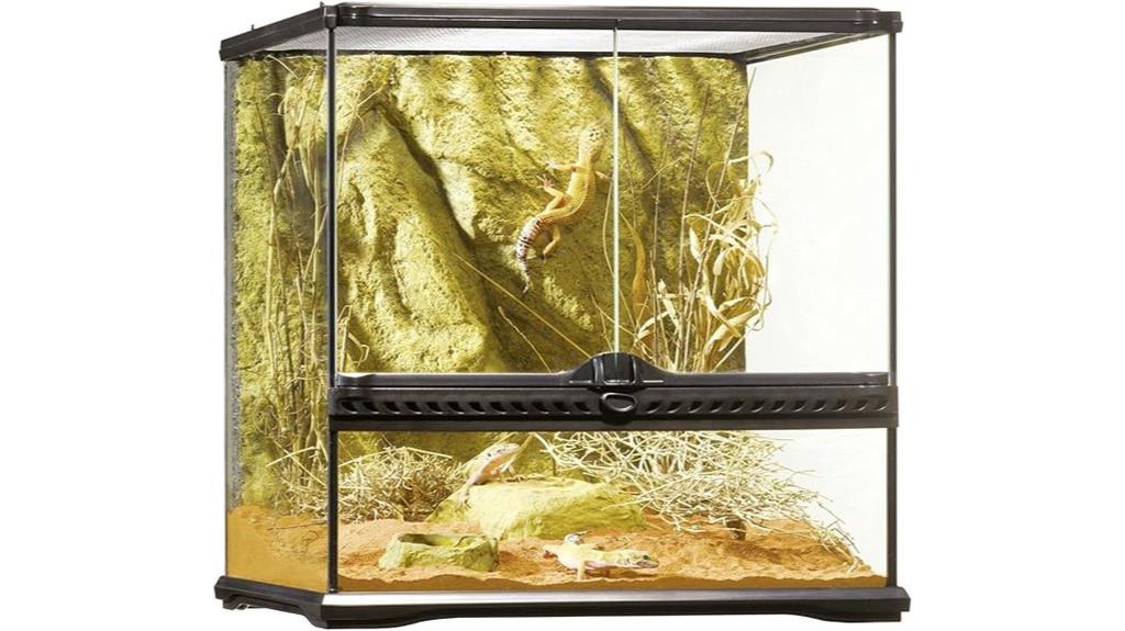 glass reptile terrarium kit