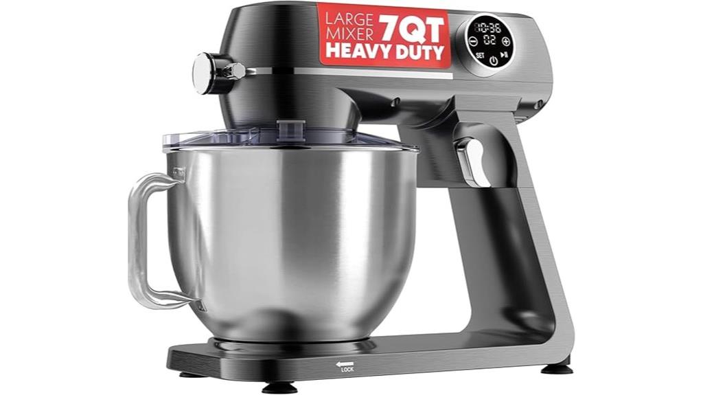 gourmia 7qt tilt head mixer