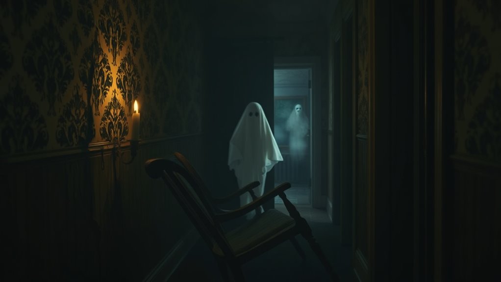 haunted house with ghostly phenomena