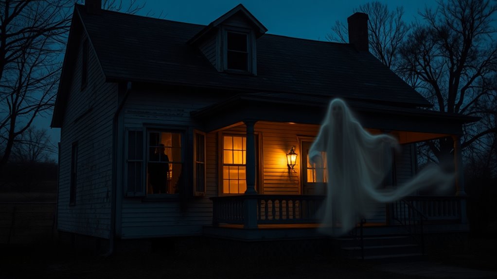 haunted house with malevolent forces