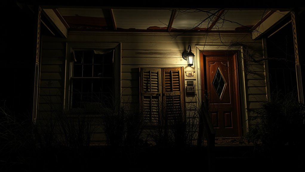 haunted house with violent legends