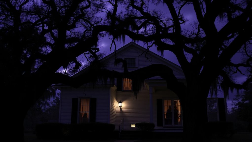 haunted plantation with spirits