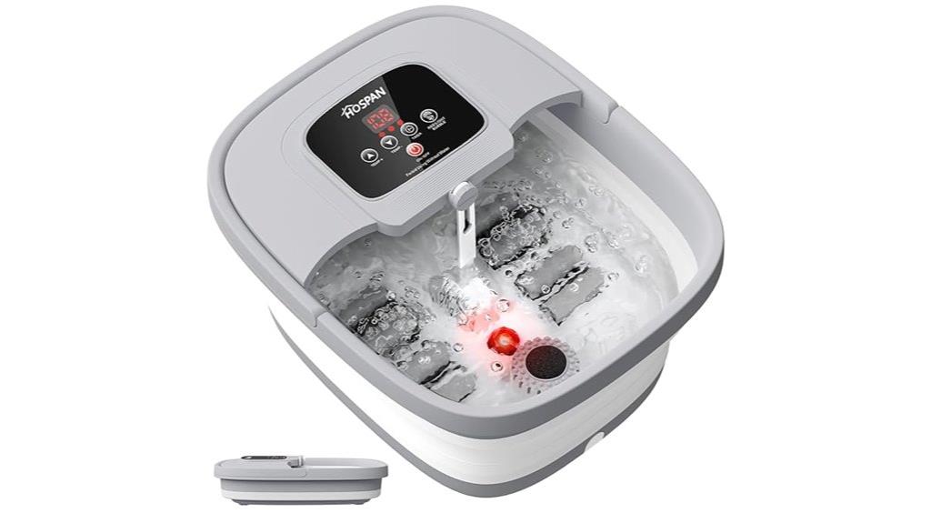 heated bubble foot spa