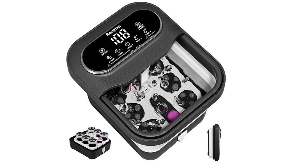 heated bubble shiatsu spa