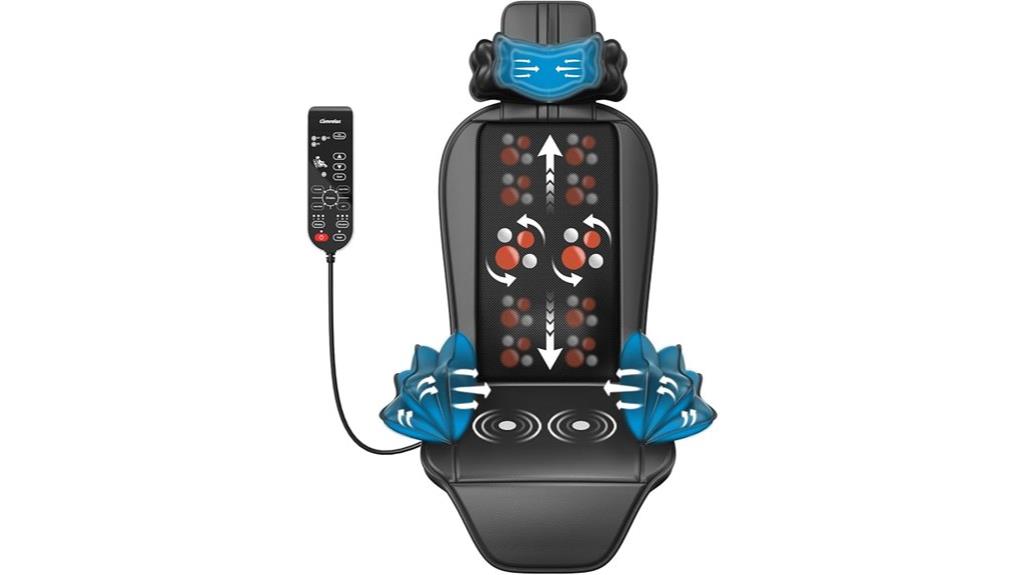 heated shiatsu massage cushion