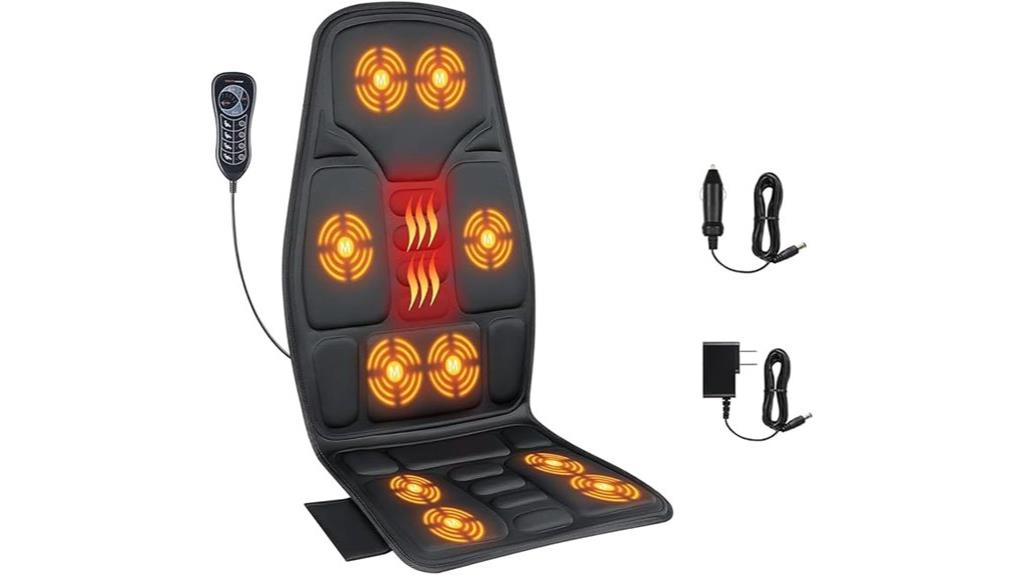 heated vibration back massager