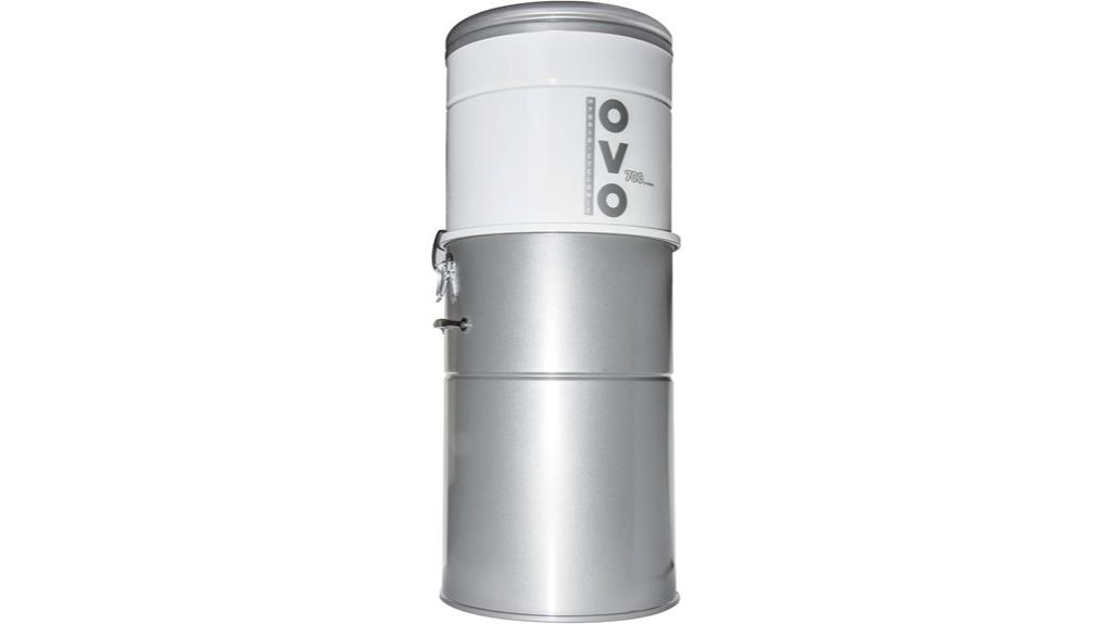 high capacity central vacuum