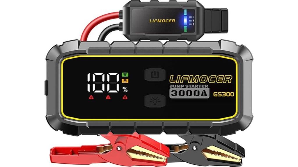 high capacity jump starter