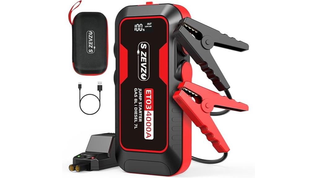 high power car jump starter